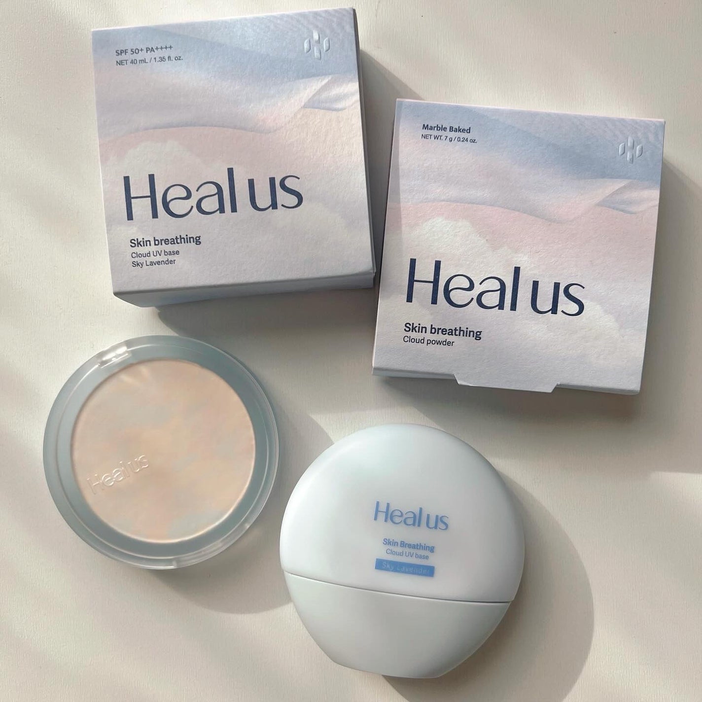 クラウドパウダー/Healus/プレストパウダーを使ったクチコミ(1枚目)