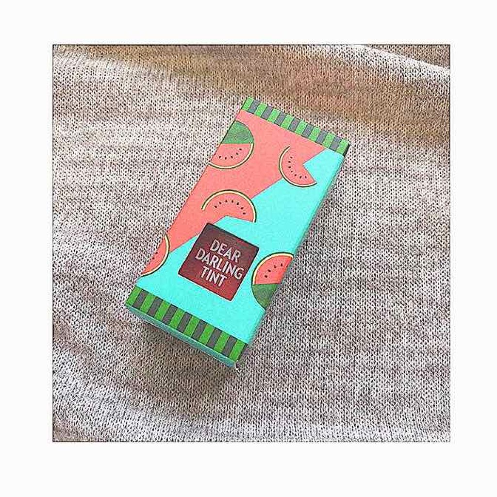 ディアダーリン ウォータージェルティント (アイスティント)/ETUDE/口紅を使ったクチコミ(1枚目)