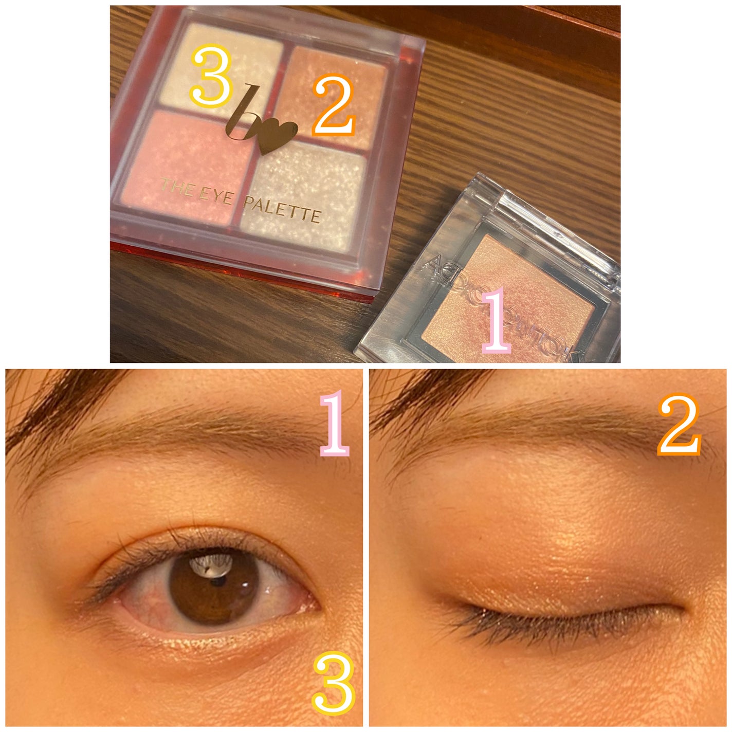 THE アイパレR/b idol/アイシャドウパレットを使ったクチコミ(2枚目)