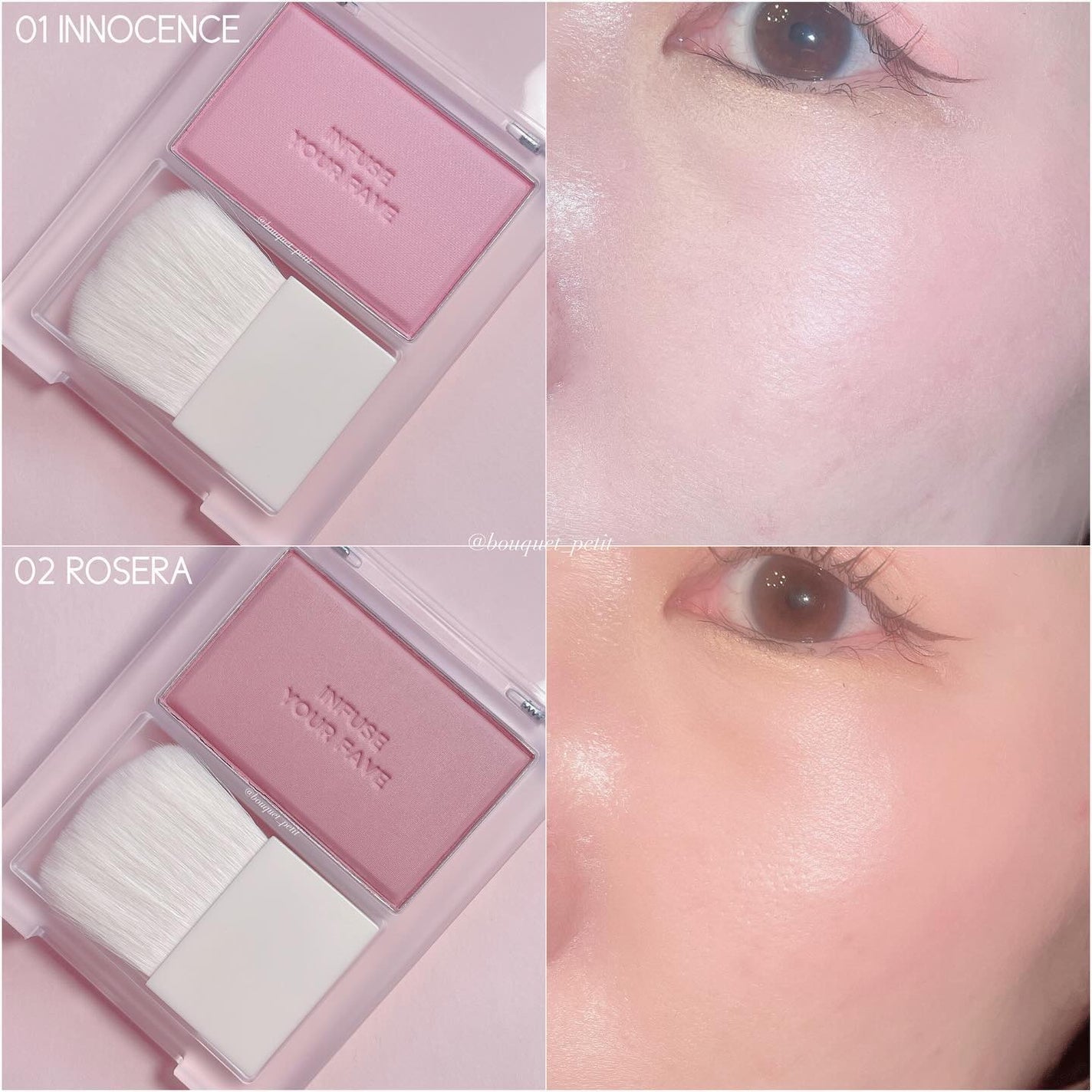 マイフェイブ インフュージング ブラッシュ/HOLIKA HOLIKA/パウダーチークを使ったクチコミ(4枚目)