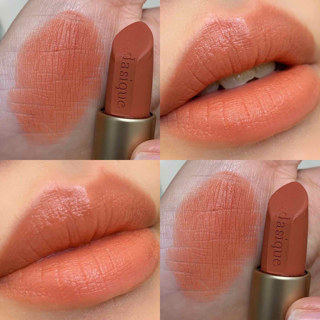 ソフトベルベット リップスティック/dasique/口紅を使ったクチコミ（3枚目）