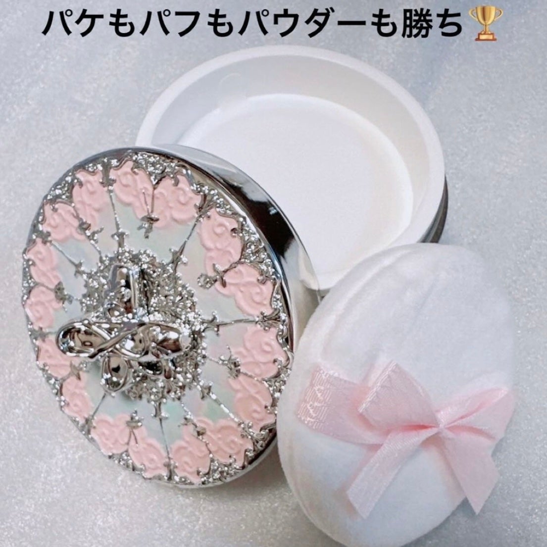 スワンバレエシリーズ ミュージックボックスルースセッティングパウダー/FlowerKnows/ルースパウダーを使ったクチコミ(3枚目)