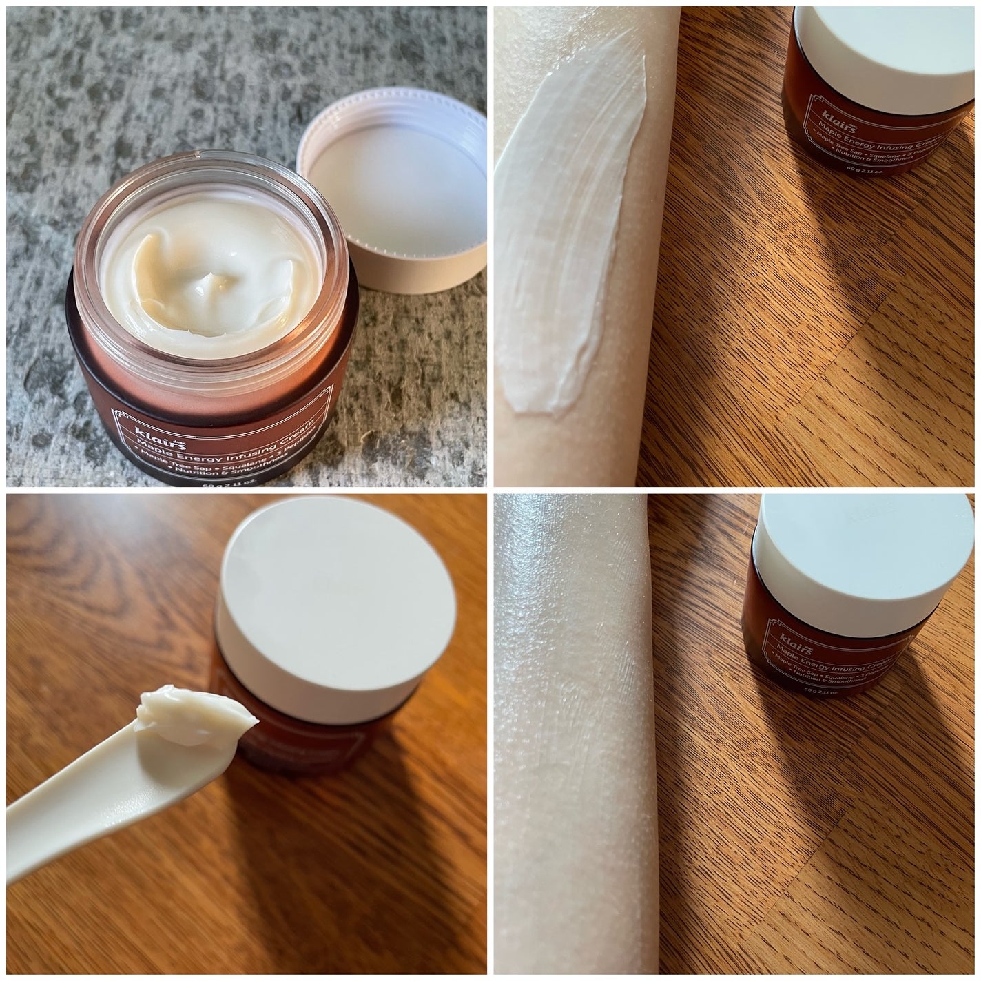 メープルエナジーインフュージングクリーム/Klairs/フェイスクリームを使ったクチコミ(3枚目)