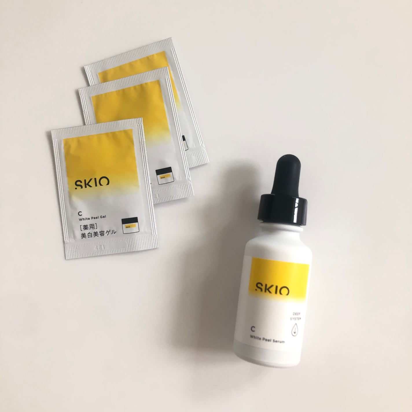 スキオVCホワイトピールセラム/SKIO/美容液を使ったクチコミ(10枚目)