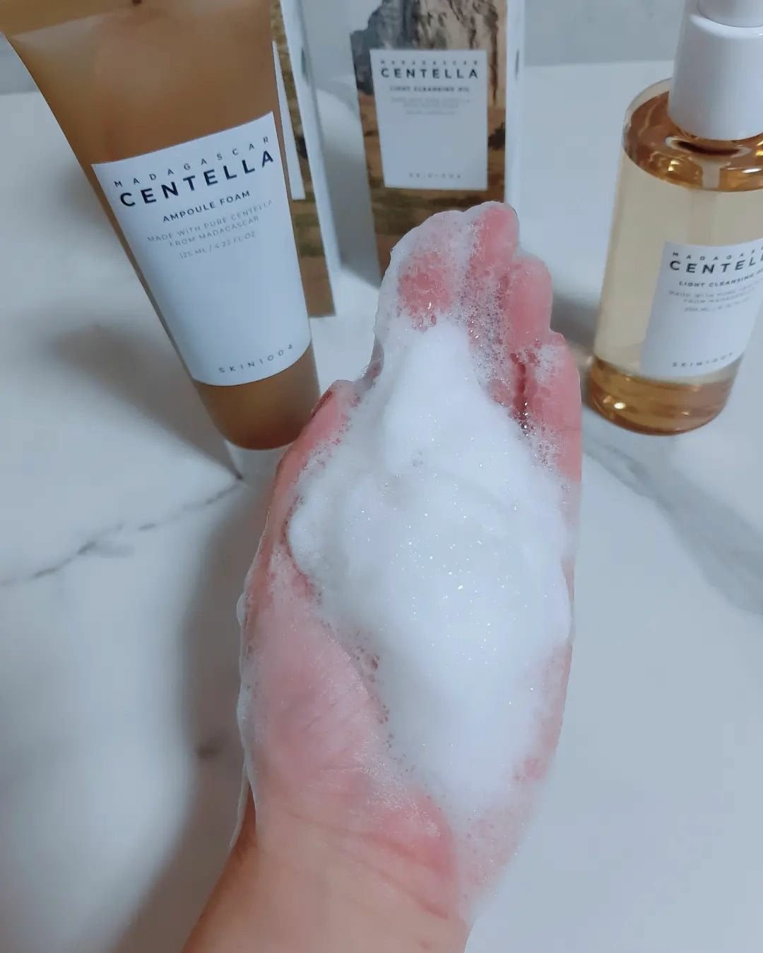 センテラ ライトクレンジングオイル/SKIN1004/オイルクレンジングを使ったクチコミ(8枚目)