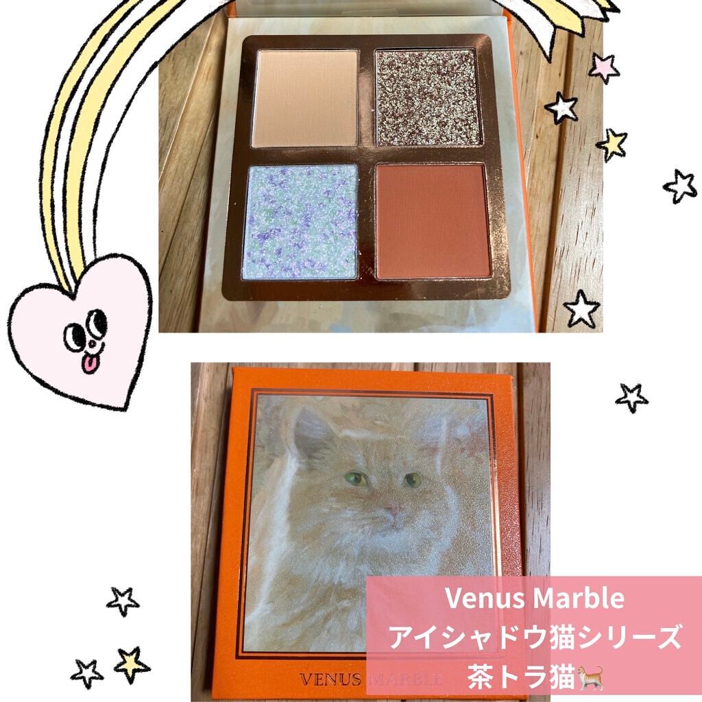 Venus Marble アイシャドウキャットシリーズ/Venus Marble/アイシャドウパレットを使ったクチコミ(1枚目)