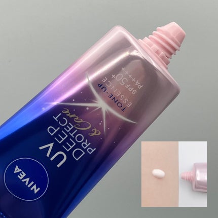 ニベアUV ディープ プロテクト&ケア トーンアップ エッセンス/ニベア/日焼け止めローションを使ったクチコミ(2枚目)