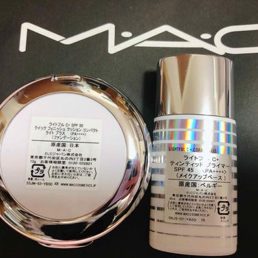 ライトフル C+ SPF 50 クイック フィニッシュ クッション コンパクト/M・A・C/クッションファンデーションを使ったクチコミ（2枚目）