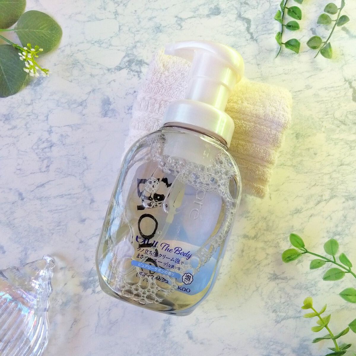 ザ ボディ 泡タイプ ピュアリーサボンの香り/ビオレu/ボディソープを使ったクチコミ（1枚目）