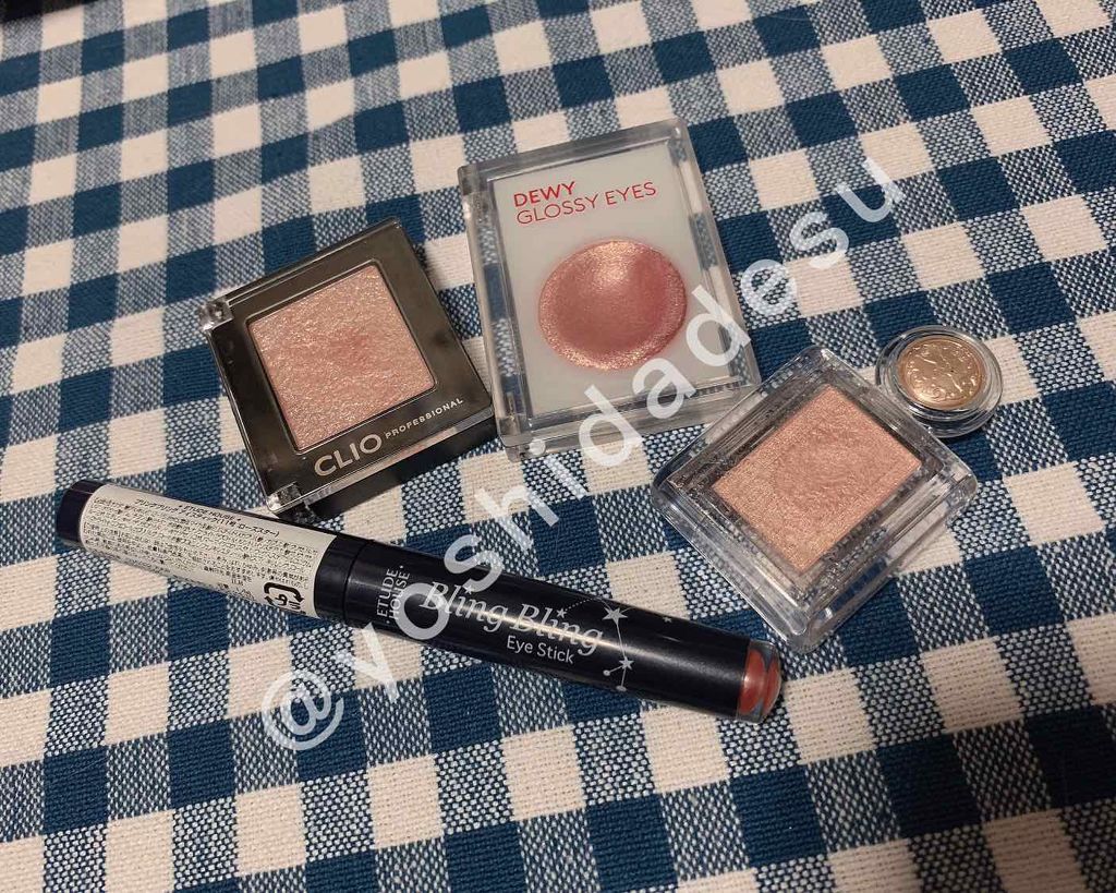 キラキラ アイシャドウ/ETUDE/スティックアイシャドウを使ったクチコミ（2枚目）