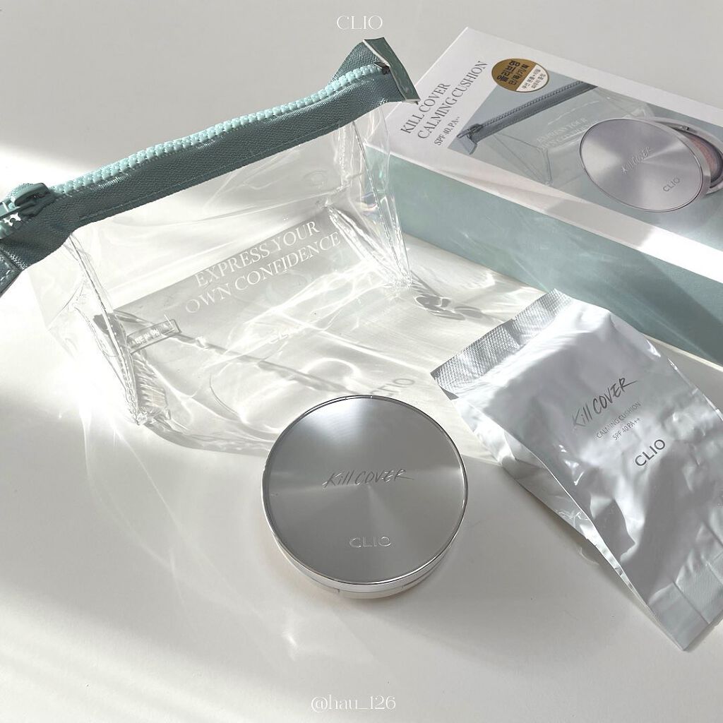 キル カバー カーミング クッション/CLIO/クッションファンデーションを使ったクチコミ(1枚目)