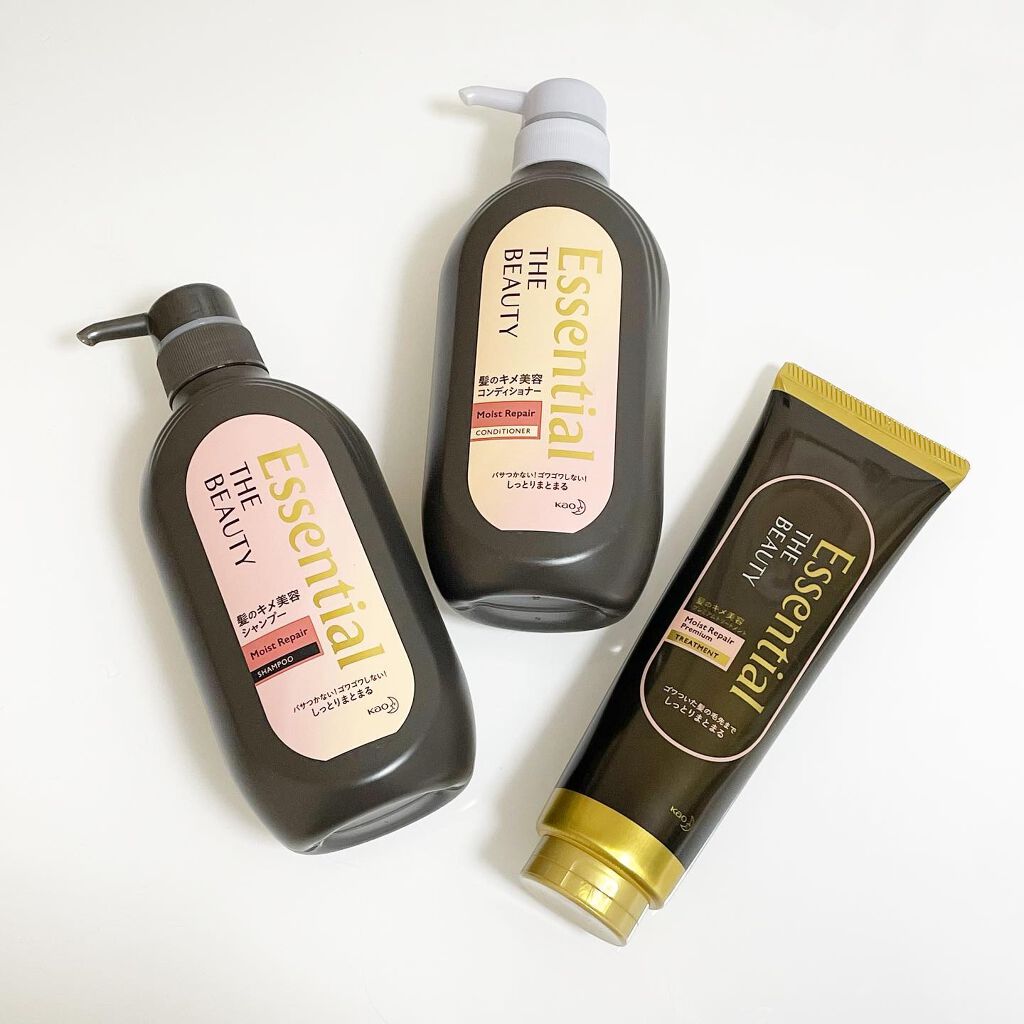 THE BEAUTY 髪のキメ美容プレミアムトリートメント<モイストリペアプレミアム>/エッセンシャル/洗い流すヘアトリートメントを使ったクチコミ(1枚目)