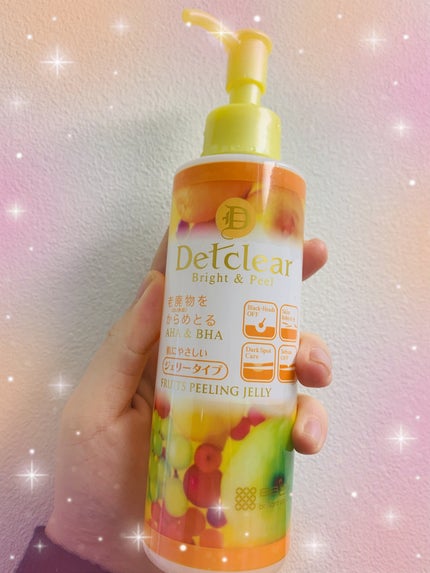 DETクリア ブライト&ピール ピーリングジェリー<ミックスフルーツの香り>/Detclear/ピーリングを使ったクチコミ(1枚目)