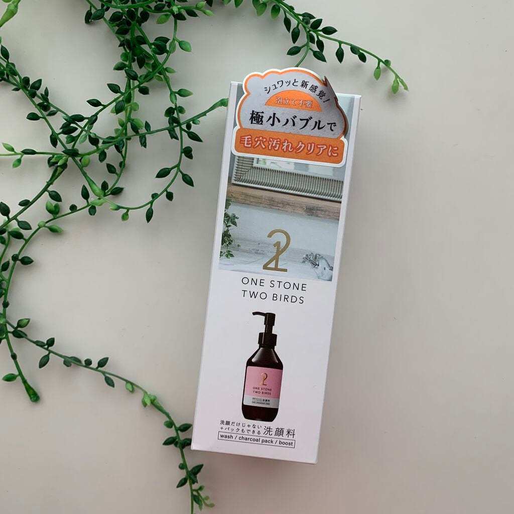 洗顔だけじゃない+パックもできる洗顔料/ONE STONE TWO BIRDS/その他洗顔料を使ったクチコミ(1枚目)