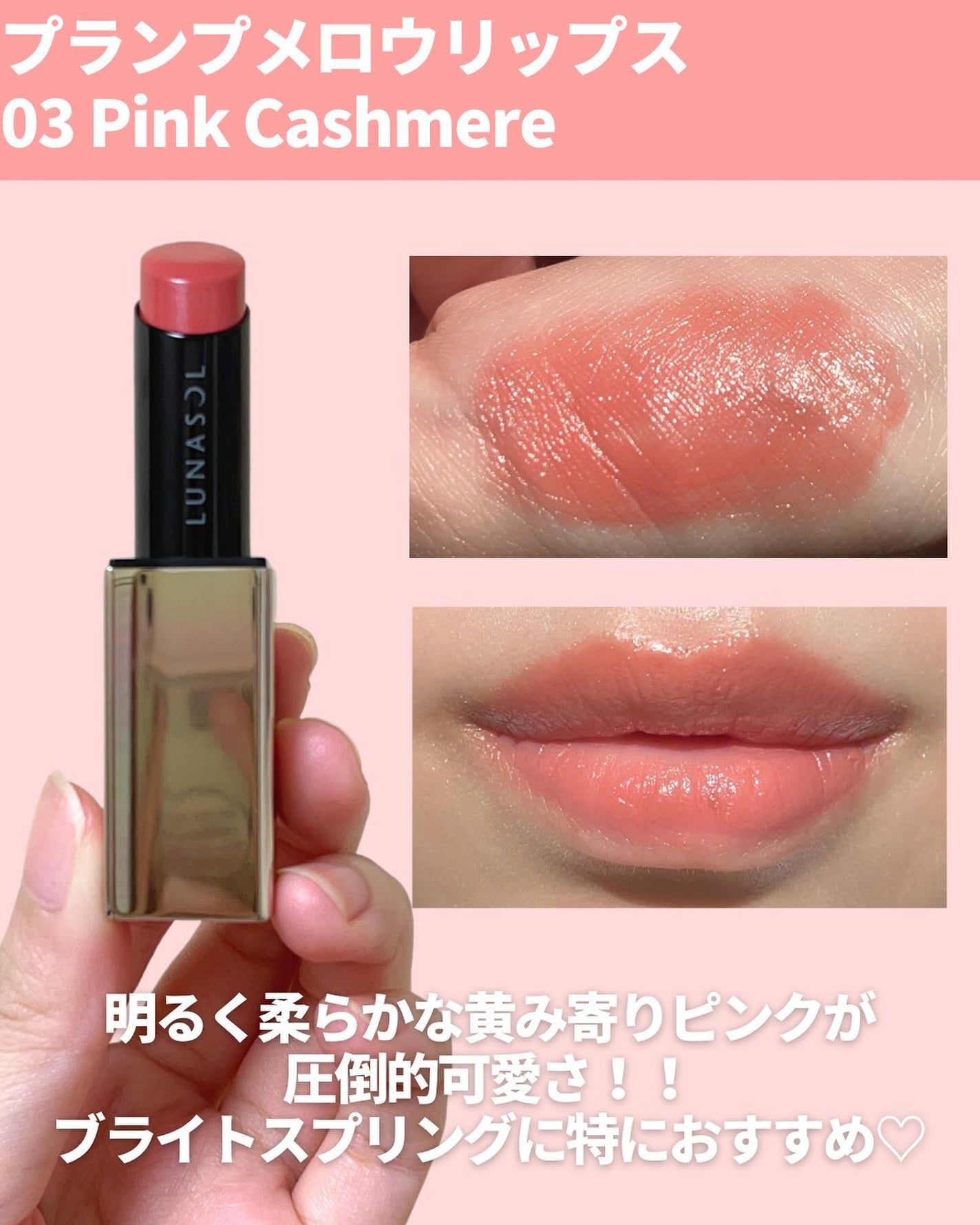 プランプメロウリップス/LUNASOL/口紅を使ったクチコミ(4枚目)