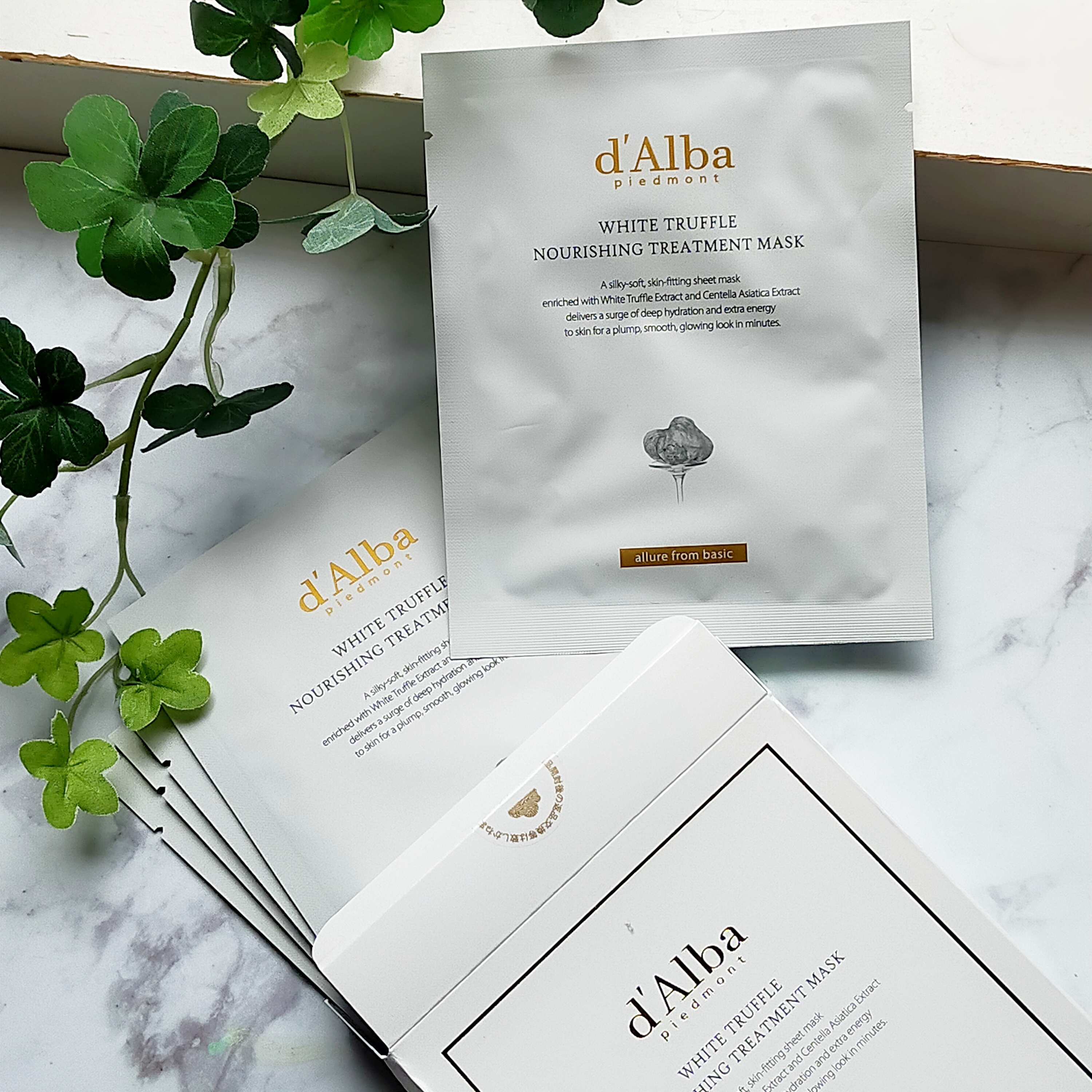 ホワイトトリュフナリシングトリートメントマスク/ダルバ/シートマスク・パックを使ったクチコミ（1枚目）