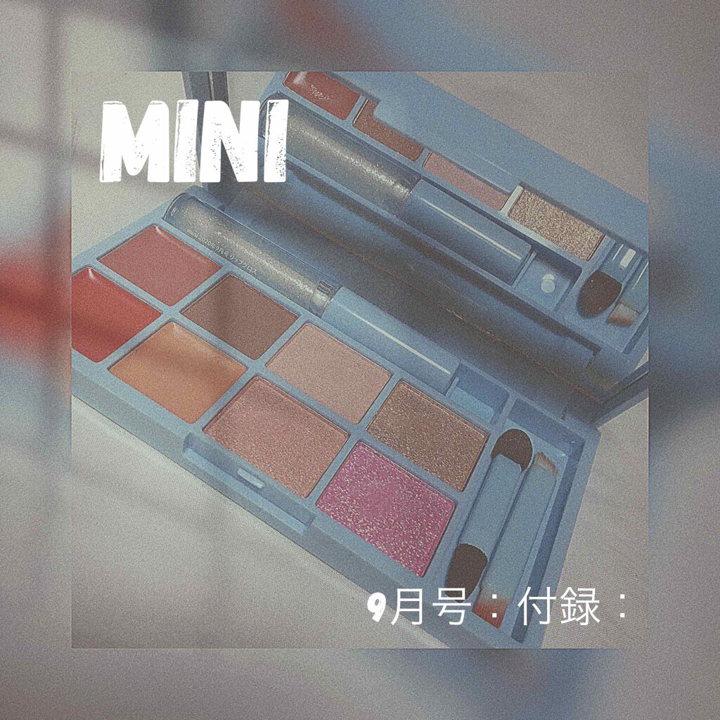 な on LIPS 「メイク始めました......mini:9月:付録のパレットが凄..」(1枚目)