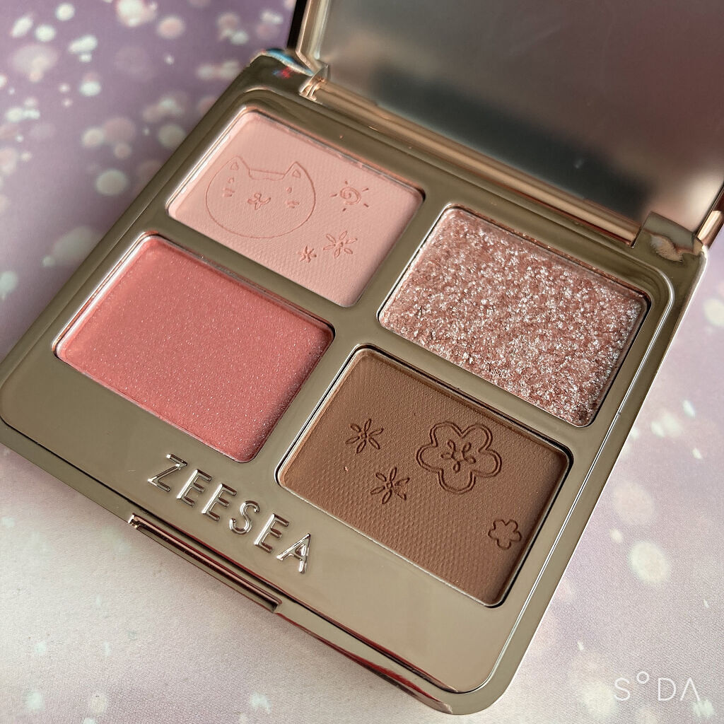 アニマルアイシャドウ(4シェード)/ZEESEA/アイシャドウパレットを使ったクチコミ（2枚目）