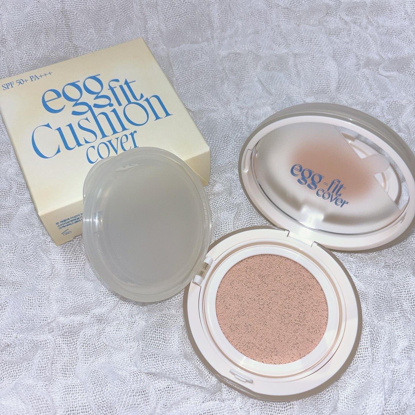 フィー クッションエッグフィットカバー/fwee/クッションファンデーションを使ったクチコミ(2枚目)