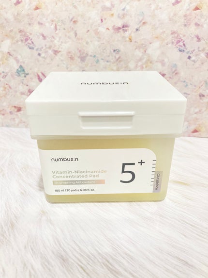 5番 白玉グルタチオンCフィルムパッド/numbuzin/トナーパッドを使ったクチコミ(2枚目)