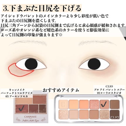 パーフェクトマルチアイズ/キャンメイク/アイシャドウパレットを使ったクチコミ(5枚目)