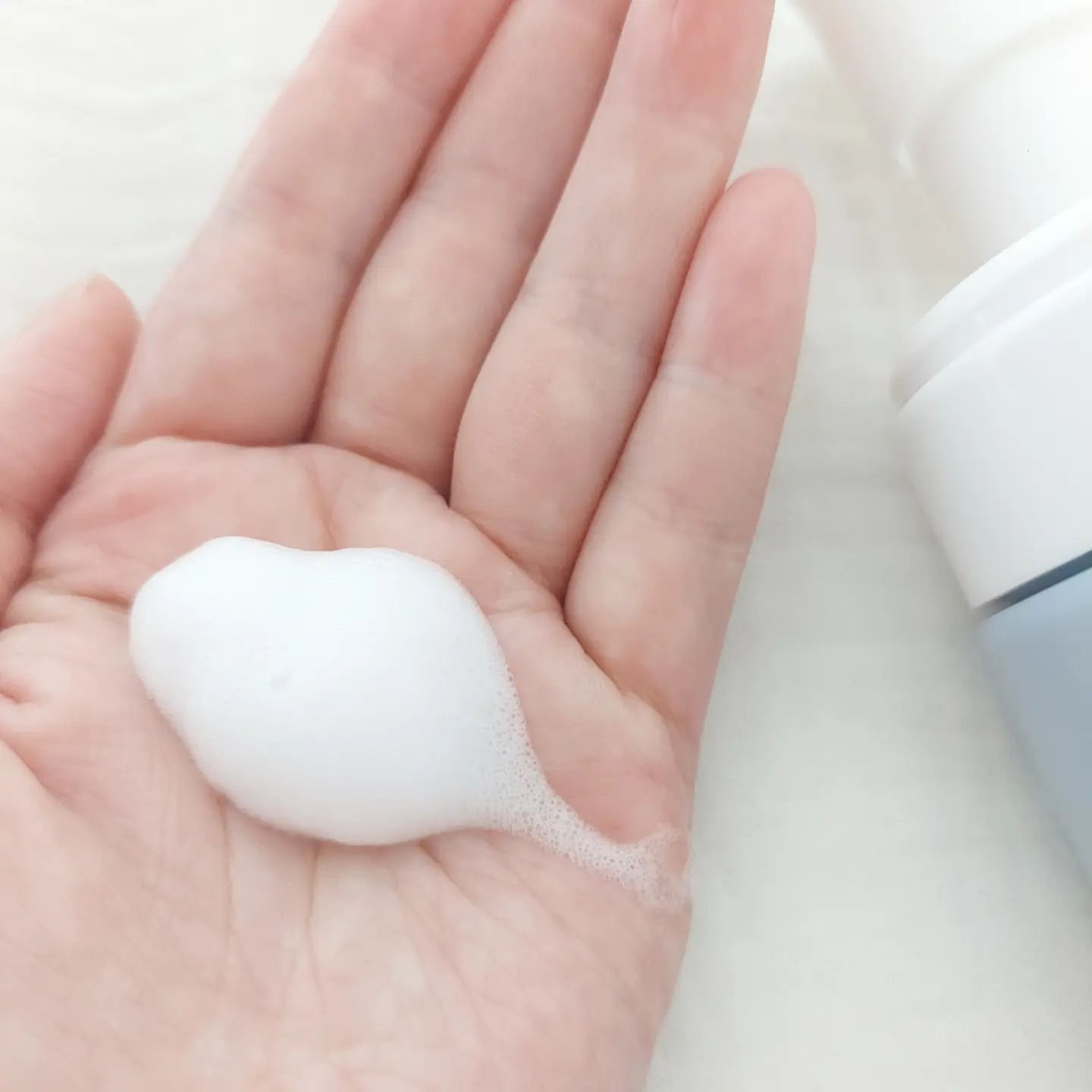 センシティブ スキン ウォッシングフォーム/OSAJI/泡洗顔を使ったクチコミ（3枚目）