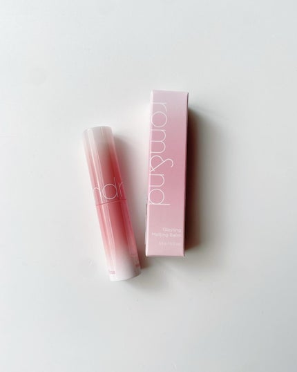 グラスティングメルティングバーム/rom&nd/リップバームを使ったクチコミ(2枚目)