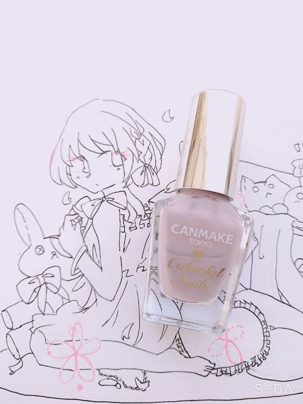 カラフルネイルズ/キャンメイク/マニキュアを使ったクチコミ（2枚目）