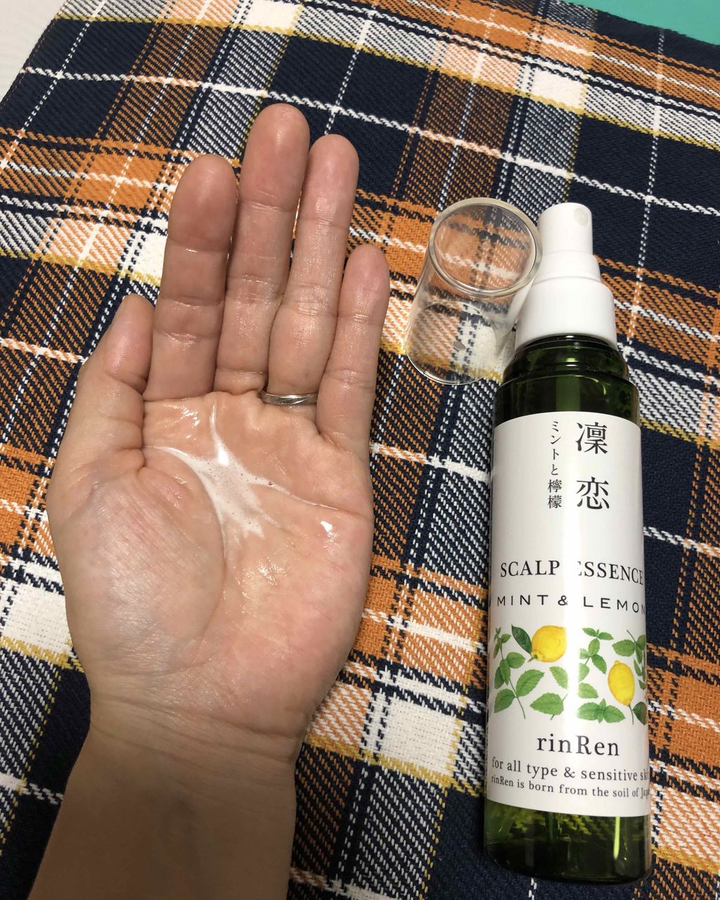 レメディアル スカルプエッセンス ミント&レモン/rinRen(凛恋)/頭皮ローションを使ったクチコミ(1枚目)