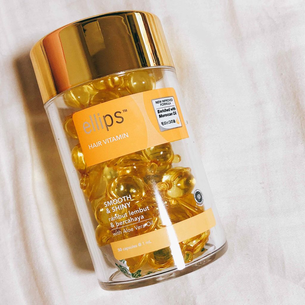 ヘアーオイル【スムース&シャイニー】/ellips/ヘアオイルを使ったクチコミ(1枚目)