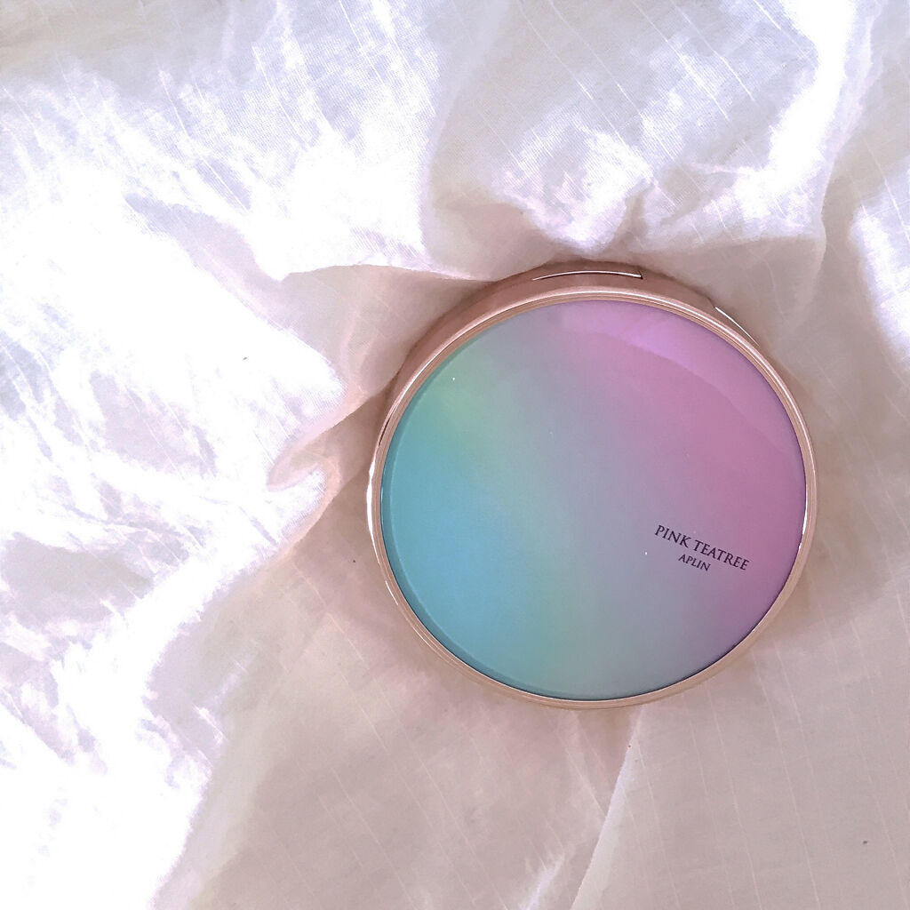 ピンクティーツリーカバークッション/APLIN/クッションファンデーションを使ったクチコミ（2枚目）