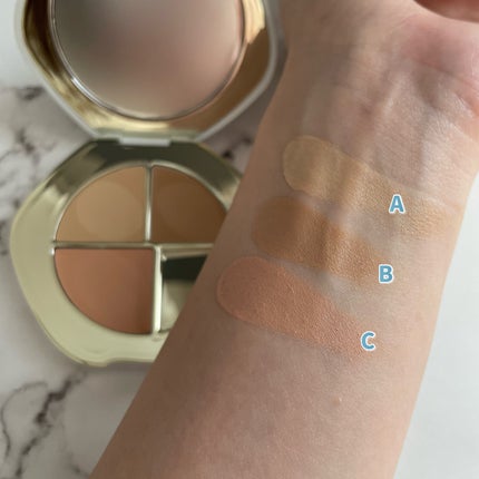 TIMAGE クリーミーコンシーラーパレット/TIMAGE/パレットコンシーラーを使ったクチコミ(4枚目)