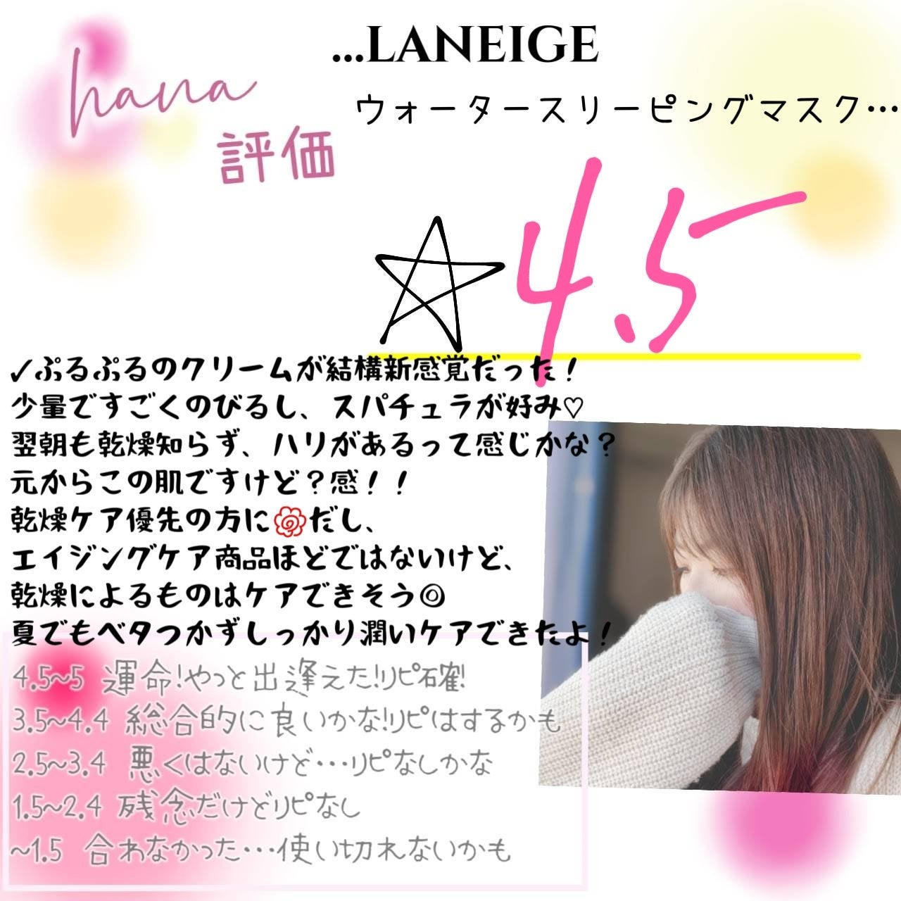 ウォータースリーピングマスク/LANEIGE/フェイスクリームを使ったクチコミ(7枚目)