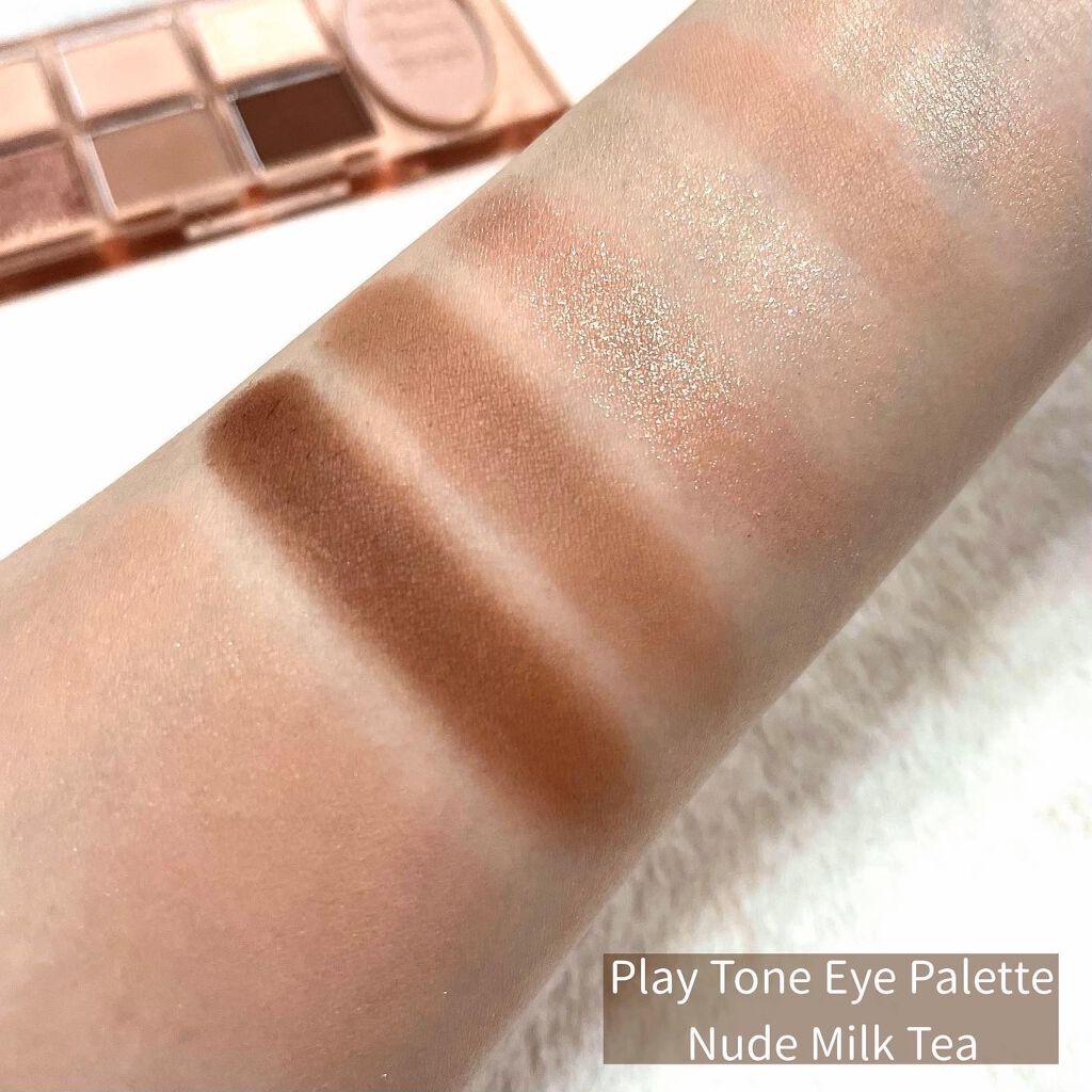 プレイトーンアイパレット/ETUDE/アイシャドウパレットを使ったクチコミ（3枚目）