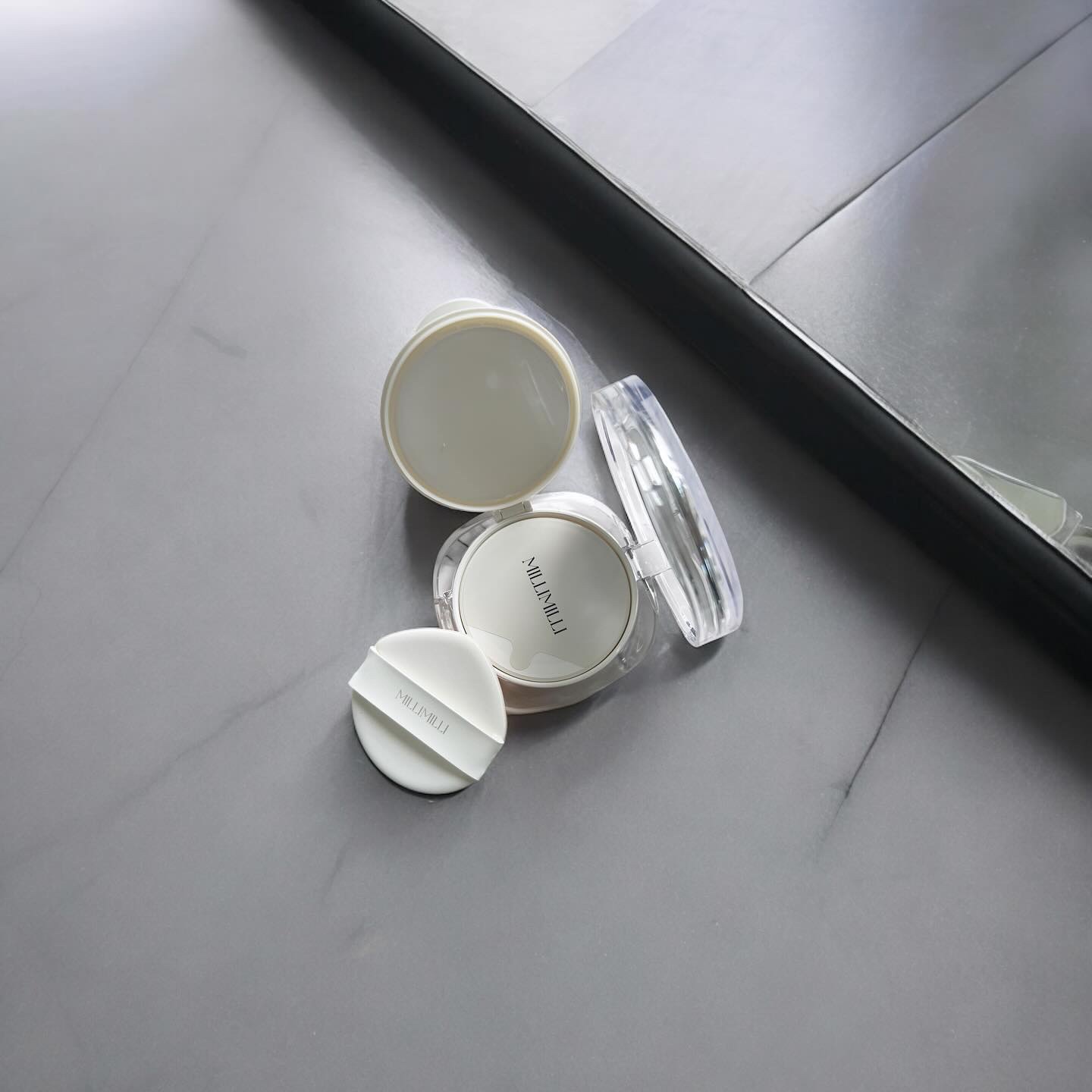 ツートンクッション 306 コージー/MILLIMILLI/クッションファンデーションを使ったクチコミ（3枚目）