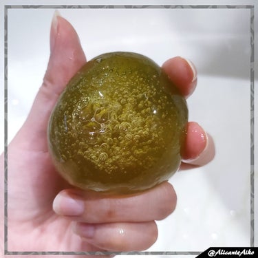 Jeju Green Tea Cleansing Ball/Ongredients/洗顔石鹸を使ったクチコミ（1枚目）