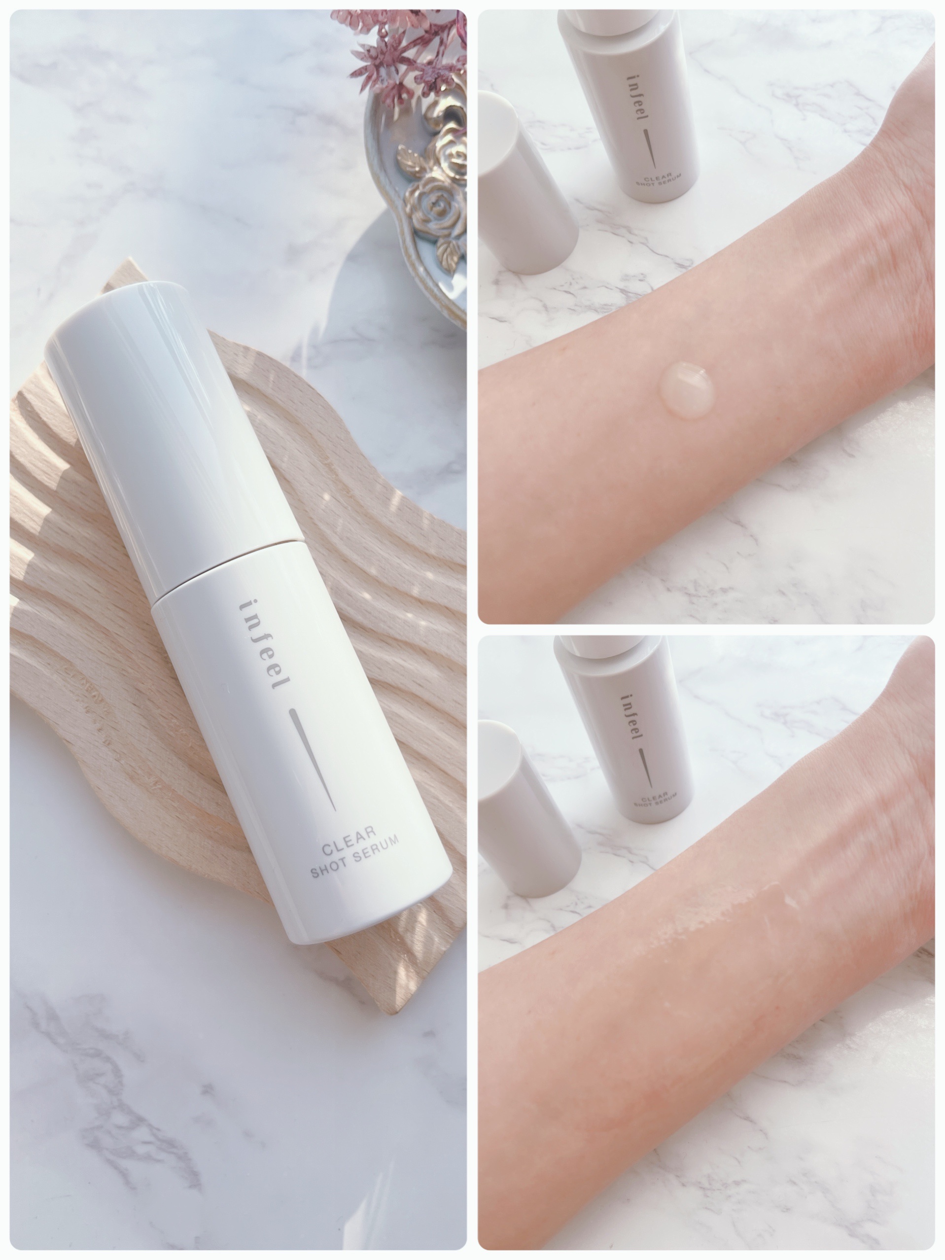 infeel クリアショットセラム[美容液]/Rz+ by ROSETTE/美容液を使ったクチコミ（3枚目）