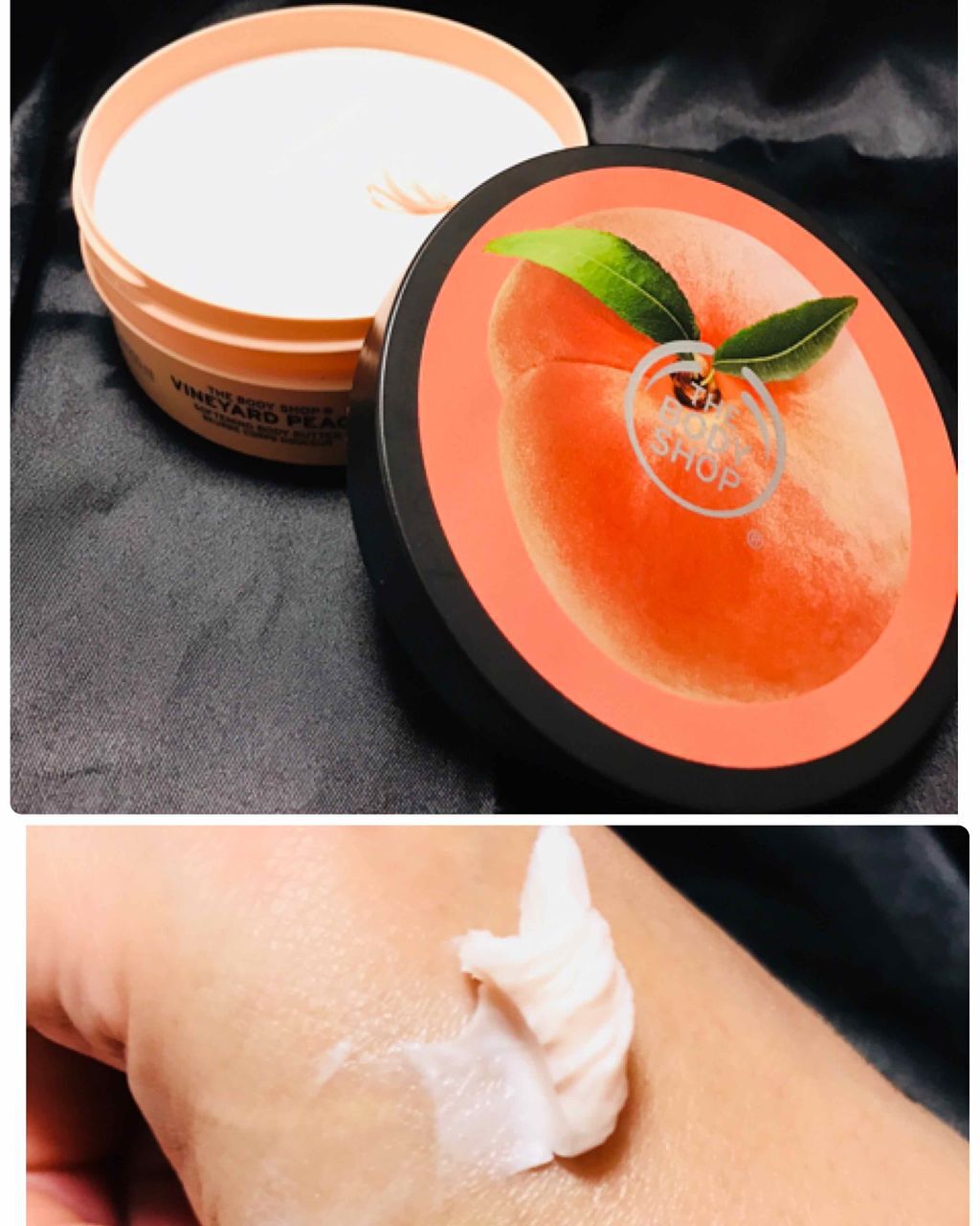 ボディバター ピーチ/THE BODY SHOP/ボディクリームを使ったクチコミ(1枚目)