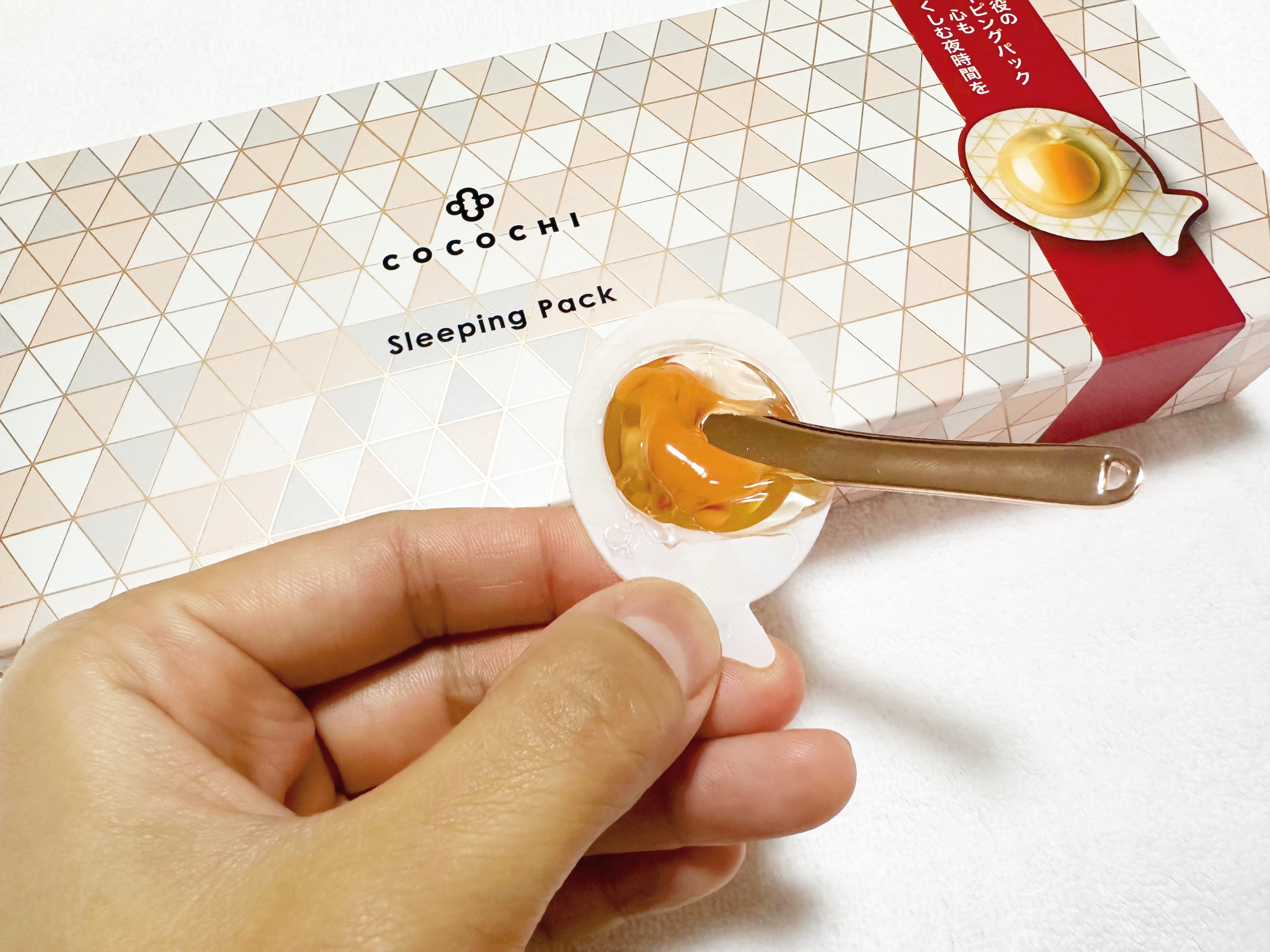 ココチ AG スリーピングパック N/COCOCHI/フェイスクリームを使ったクチコミ（2枚目）