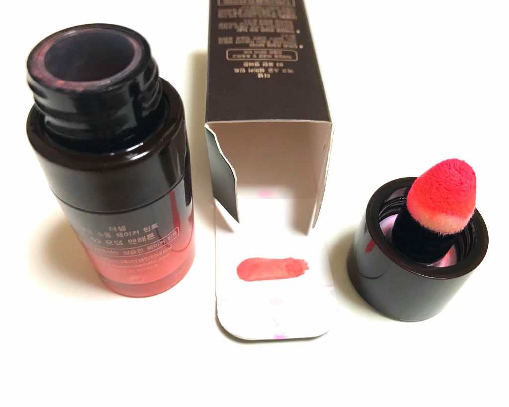 シェイカーティント/the SAEM/リップティントを使ったクチコミ(2枚目)