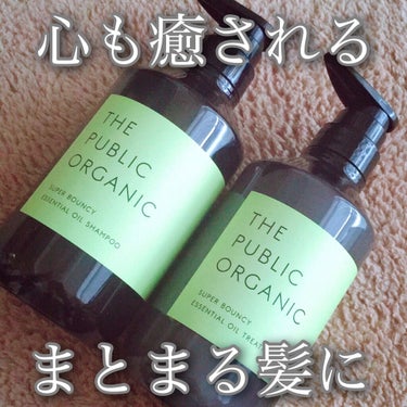 スーパーバウンシー DM シャンプー／DM ヘア トリートメント シャンプー本体 480ml/THE PUBLIC ORGANIC/シャンプー・コンディショナーを使ったクチコミ（1枚目）