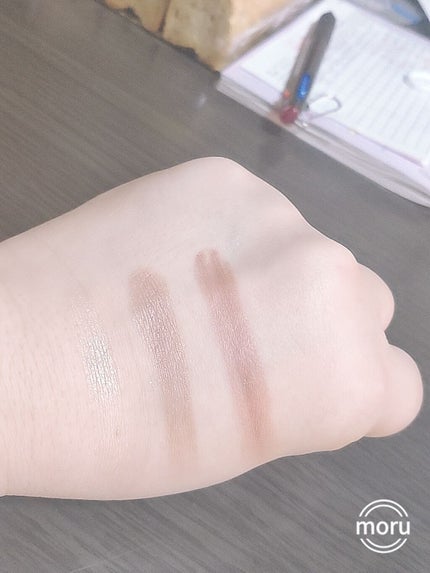 トーンアップアイシャドウ/CEZANNE/アイシャドウパレットを使ったクチコミ(3枚目)