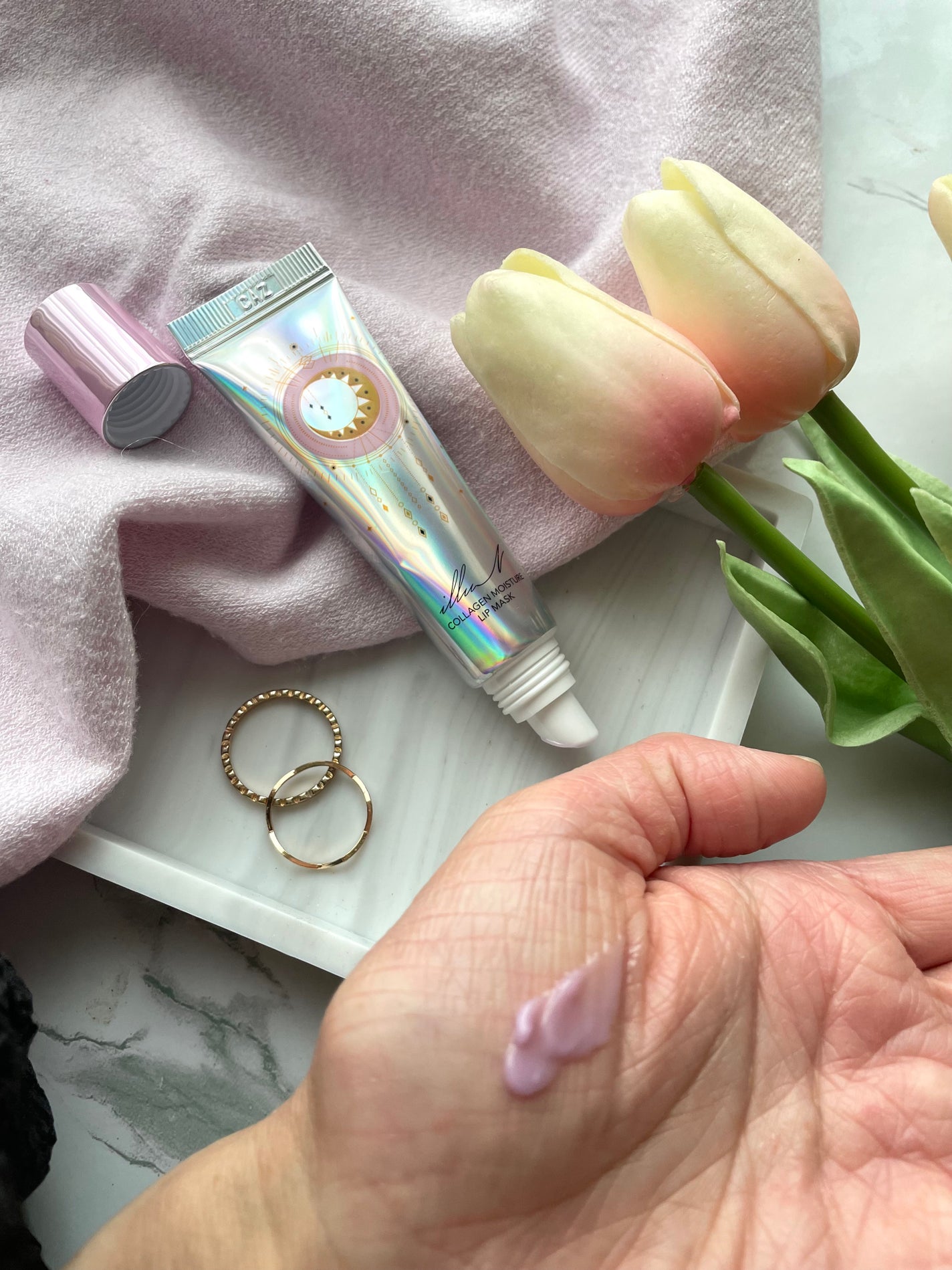 イリュン コラーゲンモイスチャーリップマスク/illuN/リップマスクを使ったクチコミ(4枚目)