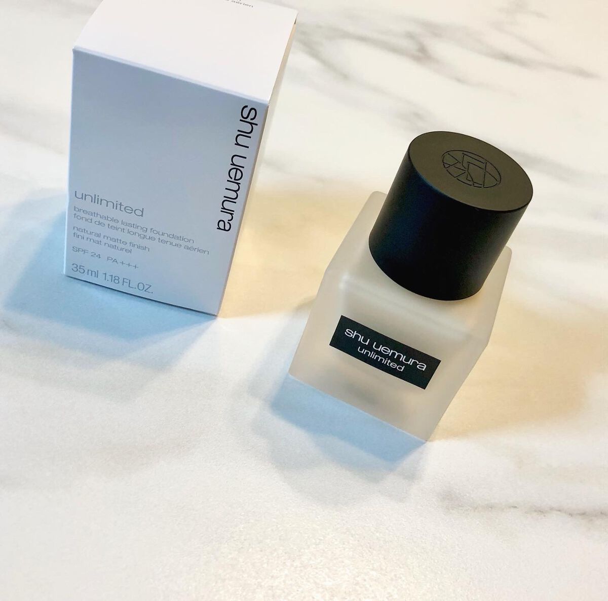 (旧)アンリミテッド ラスティング フルイド/shu uemura/リキッドファンデーションを使ったクチコミ(2枚目)