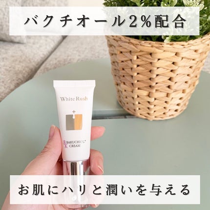 バクシア モイスチャーアップクリーム/White Rush/フェイスクリームを使ったクチコミ(1枚目)
