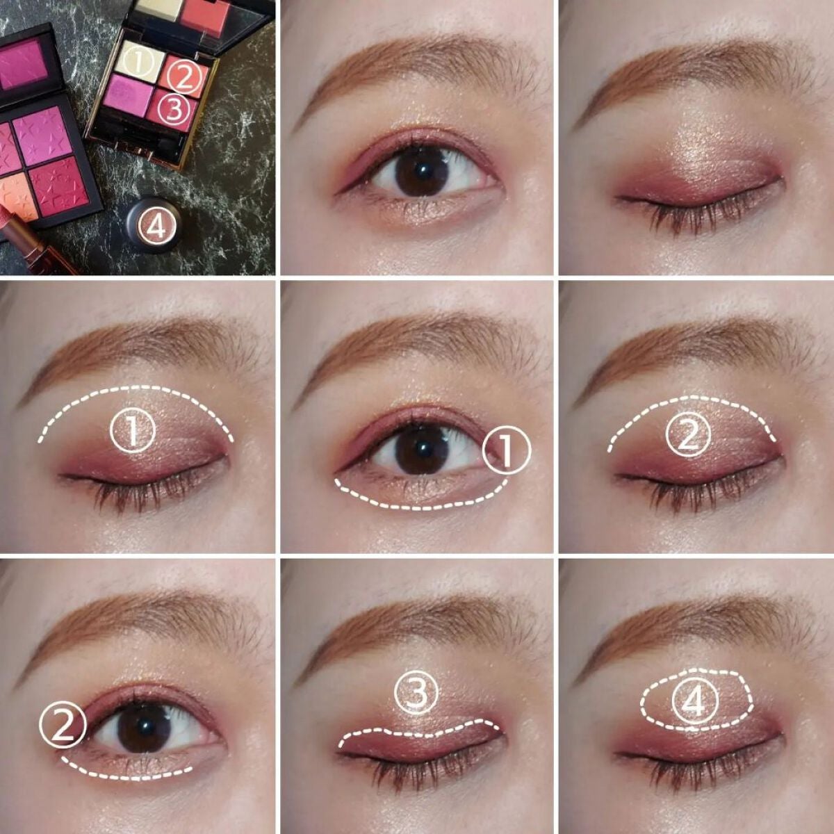 デザイニング カラー アイズ/SUQQU/アイシャドウパレットを使ったクチコミ(4枚目)