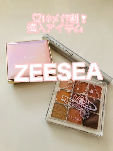 
初めましてのZEE SEA シリーズ
Ｑ10メガ割で3点お得にGET！🐿❤︎

◉ZEESEAZEESEA クォーツ ９色アイシャドウパレットキャラメルクリ

発色よすぎてビックリ!真ん中にリスが🐿薄