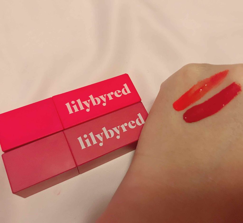 ブラッディライアー コーティングティント/lilybyred/リップティントを使ったクチコミ（2枚目）