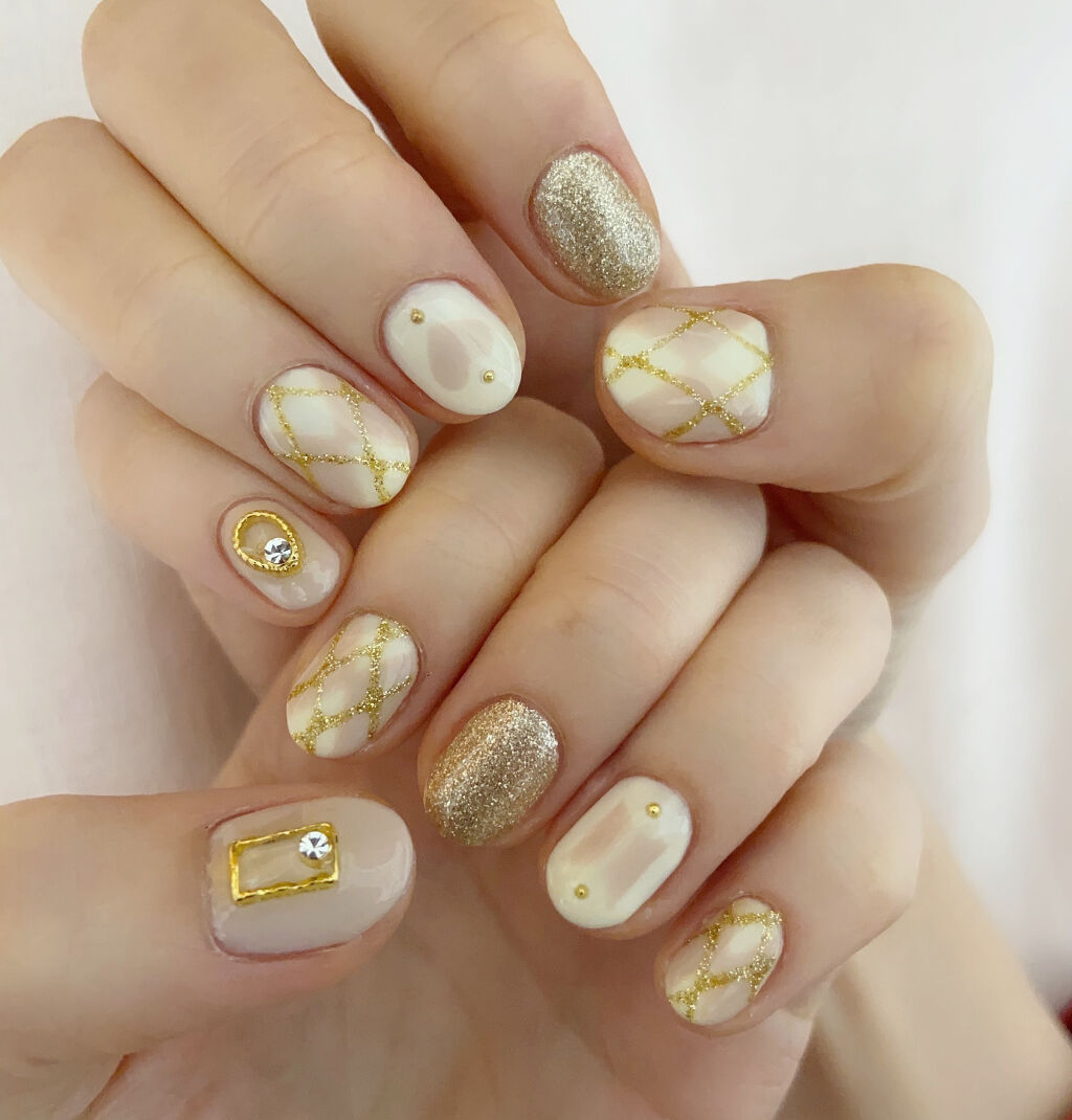 ジェルネイル（ライト対応）/セリア/ジェルネイルを使ったクチコミ（1枚目）