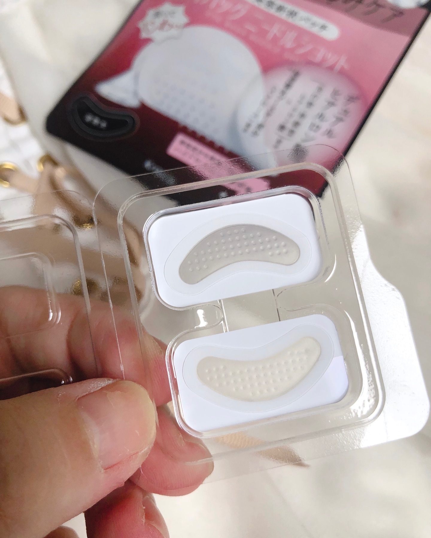 肌美精　アイバッグ　ニードルショット 1回分（2枚入り）/肌美精/アイケア・アイクリームを使ったクチコミ（2枚目）